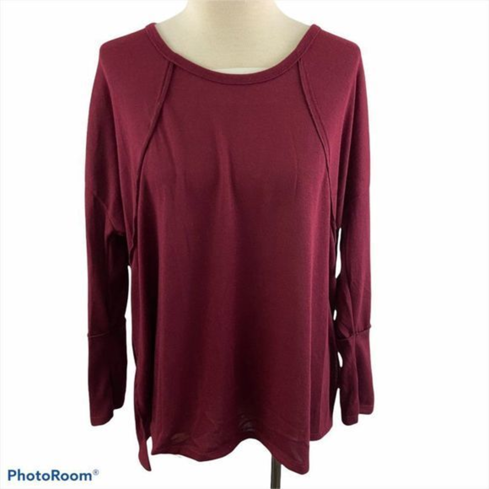 NWT FORGOTTEN GRACE Red‎ Crew Neck Sweater (S)